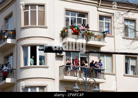 Baku, Aserbaidschan. 30. April 2023. Zuschauer, F1. Grand Prix von Aserbaidschan auf dem Baku City Circuit am 30. April 2023 in Baku, Aserbaidschan. (Foto von HIGH TWO) dpa/Alamy Live News Stockfoto