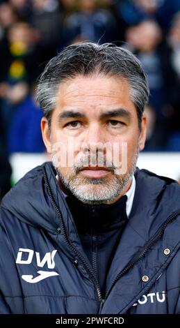 West Bromwich, Großbritannien. 29. April 2023. Norwich City Manager David Wagner beim Sky Bet Championship Match zwischen West Bromwich Albion und Norwich City im Hawthorns am 29. 2023. April in West Bromwich, England. (Foto: Mick Kearns/phcimages.com) Kredit: PHC Images/Alamy Live News Stockfoto