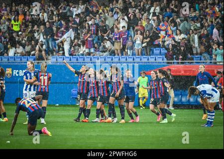 Barcelona, Spanien. 30. April 2023. Alexia Putellas (FC Barcelona FEM) während eines Spiels der Liga F zwischen dem FC Barcelona Femeni und dem Sporting Club de Huelva am 30. April 2023 im Estadi Johan Cruyff in Barcelona, Spanien. (Foto/Felipe Mondino) Kredit: Live Media Publishing Group/Alamy Live News Stockfoto