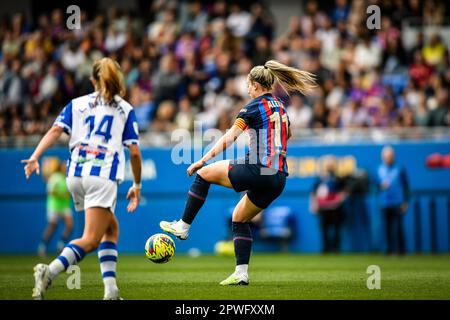 Barcelona, Spanien. 30. April 2023. Alexia Putellas (FC Barcelona FEM) während eines Spiels der Liga F zwischen dem FC Barcelona Femeni und dem Sporting Club de Huelva am 30. April 2023 im Estadi Johan Cruyff in Barcelona, Spanien. (Foto/Felipe Mondino) Kredit: Unabhängige Fotoagentur/Alamy Live News Stockfoto