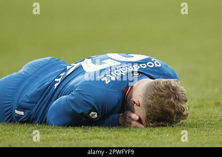 ROTTERDAM - Jarrad Branthwaite von PSV Eindhoven während des TOTO-KNVB-Cup-Finales zwischen PSV und Ajax im Feyenoord-Stadion de Kuip am 30. April 2023 in Rotterdam, Niederlande. ANP MAURICE VAN STONE Stockfoto