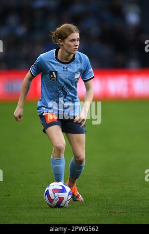 Sydney, NSW, Australien. 30. April 2023. 30. April 2023, Sydney Australia Cortnee Vine über Action während eines Fußballspiels der Liberty A- League Women Grand Final im Commbank Stadium, Sydney, Australien (Kreditbild: © Danish Ravi/ZUMA Press Wire), NUR REDAKTIONELLE VERWENDUNG! Nicht für den kommerziellen GEBRAUCH! Stockfoto