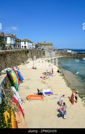 Mousehole Strand, Mousehole, Cornwall, England, Vereinigtes Königreich Stockfoto