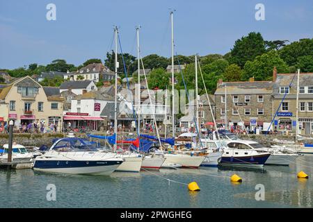 Padstow Hafen und Kai, Padstow, Cornwall, England, Vereinigtes Königreich Stockfoto