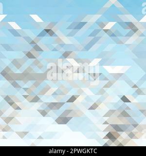 Dreieckiger abstrakter Hintergrund. Geometrisches Vektormosaik Stock Vektor