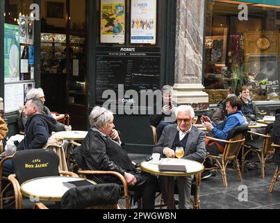 Alte-Leute-Galerien Royales Saint Hubert Stockfoto