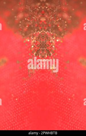 Farbenfrohe Acrylfarbe abstrahiert psychedelische Kreation auf Leinwand Art Angriff moderne, hochwertige, große Sofortbildfotografie Künstler pri Stockfoto