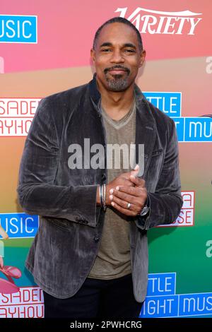 Pasadena, Ca. 30. April 2023. Jason George bei der Pasadena PlayhouseÕs Sondheim Celebration Production of A Little Night Music am 30. April 2023 in Pasadena, Kalifornien. Kredit: Faye Sadou/Media Punch/Alamy Live News Stockfoto