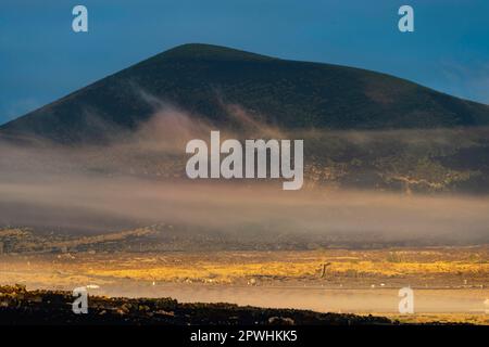 Montana Negra, Parque Natural de Los Volcanes, Lanzarote, Kanarische Inseln, Spanien Stockfoto