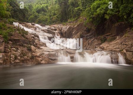 Wasserfall in der Giang Bay, in der Nähe von Nha Trang, Südvietnam, Vietnam Stockfoto