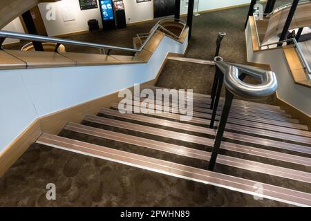 Innenraum des Millennium Centre in Cardiff Stockfoto
