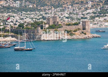 Bodrum Festung, St. Peter's Fort, St. Peter's Castle, Crusader Castle, Bodrum, Mugla, Türkei Stockfoto