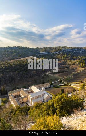 Abtei Senanque, Provence-Alpes-Cate d'Azur, Frankreich Stockfoto