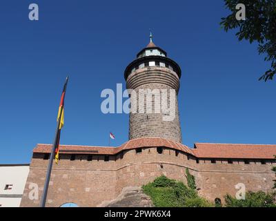 Nürnberger Burg Kaiserburg in Nürnberg, Deutschland Stockfoto