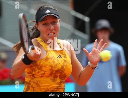 Madrid, Espagne. 30. April 2023. Jessica Pegula aus den USA bei den Mutua Madrid Open 2023, Masters 1000 Tennis Turnier am 30. April 2023 bei Caja Magica in Madrid, Spanien - Foto Laurent Lairys/DPPI Credit: DPPI Media/Alamy Live News Stockfoto