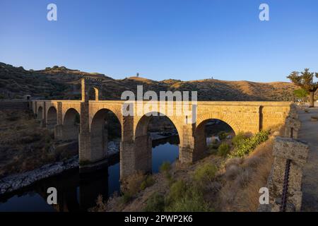Puente de Alcantara in Extremadura, Spanien Stockfoto