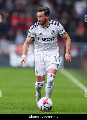 Jack Harrison von Leeds United in Aktion während des Premier League-Spiels im Vitality Stadium in Bournemouth. Foto: Sonntag, 30. April 2023. Stockfoto