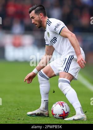 Jack Harrison von Leeds United in Aktion während des Premier League-Spiels im Vitality Stadium in Bournemouth. Foto: Sonntag, 30. April 2023. Stockfoto