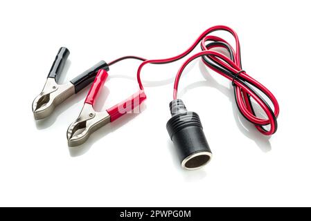 Auto 12-Volt elektrische Stromversorgung laden Steckdose Stockfotografie -  Alamy