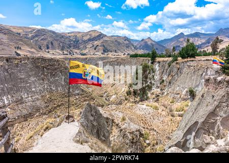 Toachi River Canyon in Ecuador. Stockfoto