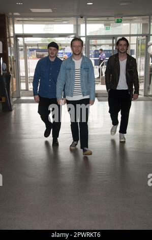 Nicht exklusiv: Bands und Künstler kamen dieses Jahr wieder zusammen und ihr neuer Veranstaltungsort auf dem Campus der Liverpool University in Liverpool. Gesponsert von R Stockfoto