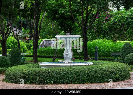 Cupid Fountain im Park Stockfoto