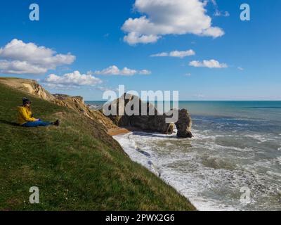 Durdle Door, Dorset, Großbritannien Stockfoto