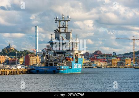 Göteborg, Schweden - August 24 2020: Küstenwache KBV 001 Poseidon IMO 9380441 im Hafen von Göteborg. Stockfoto