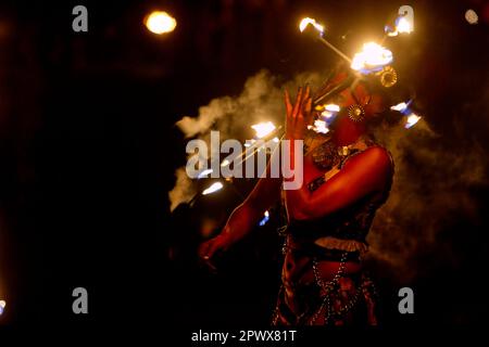 Beltane Fire Festival, Edinburgh Stockfoto