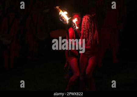 Beltane Fire Festival, Edinburgh Stockfoto