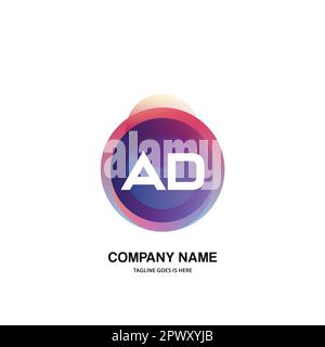 Initiale mit Logovorlage „Royal Luxury“ Stock Vektor