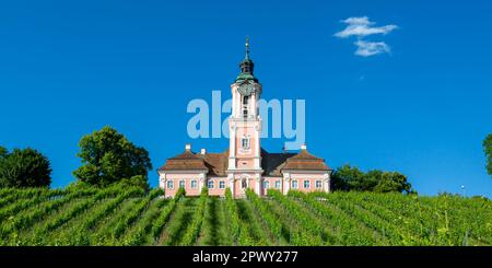 Zisterzienserkloster BirNau am Bodensee barocke Wallfahrtskirche Religionspanorama in Deutschland Stockfoto