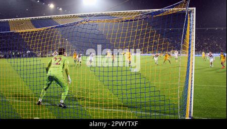 Frosinone, Italien, 01. Mai 2023, Calcio di rigore Roberto Insigne, Francesco Paris/Alamy Live News Stockfoto