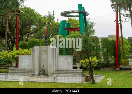 Die Friedensglocke im 228 Peace Memorial Park, Taipei, Taiwan Stockfoto