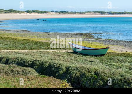 Landschaft in Portbail in der Normandie (Frankreich) Stockfoto