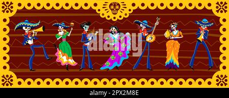 Traditionelles Poster „Day of Dead“ Stock Vektor