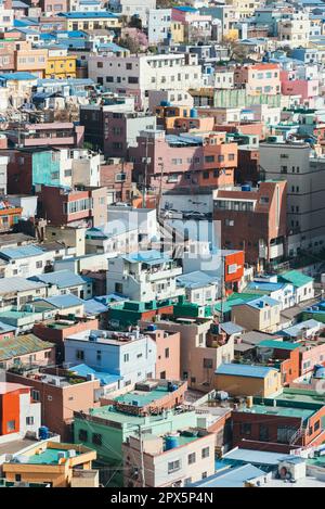 Landschaft des Kulturdorfes Gamcheon Stockfoto