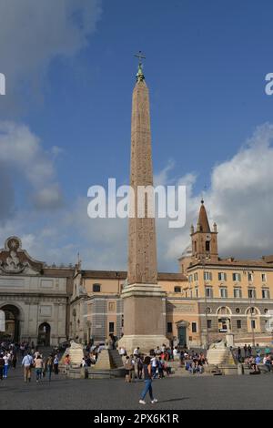 Piazza del Popolo, Rom, Italien Stockfoto