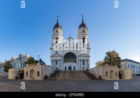 Ein Bild der Metropolitanischen Kathedrale von Iasi. Stockfoto