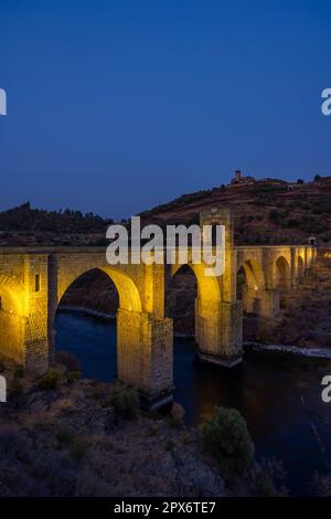Puente de Alcantara in Extremadura, Spanien Stockfoto