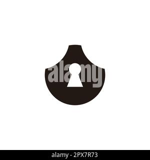 Schild, geometrisches Symbol, einfacher Logo-Vektor Stock Vektor