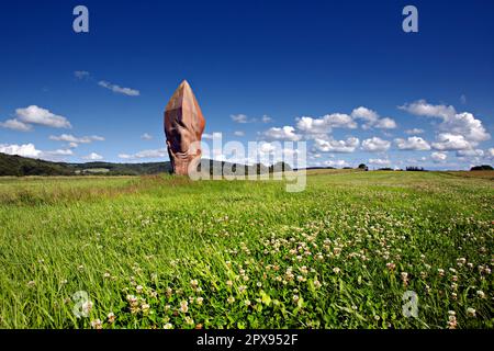 Skulpturenstraße bei Baltersweiler, Saarland, Deutschland Stockfoto