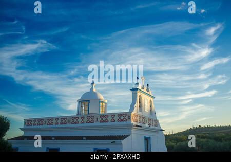 Sao Joaozinho Eremitage, Campo Maior, Portugal. Alentejo Typische Architektur, südlich von Portugal Stockfoto