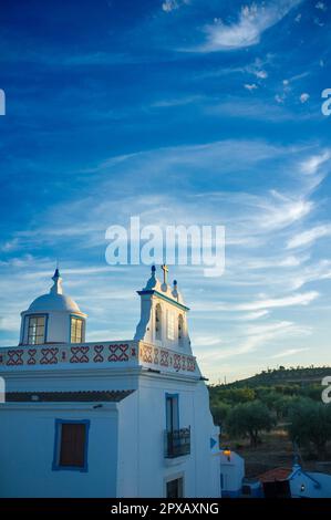 Sao Joaozinho Eremitage, Campo Maior, Portugal. Alentejo Typische Architektur, südlich von Portugal Stockfoto