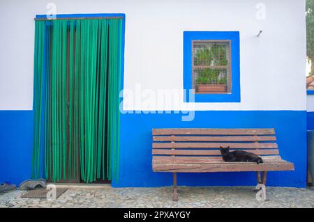 Sao Joaozinho Eremitage, Campo Maior, Portugal. Alentejo Typische Architektur, südlich von Portugal Stockfoto