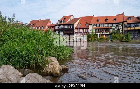 Die Stadt am Fluss, der kleine venedig bamberg Stockfoto