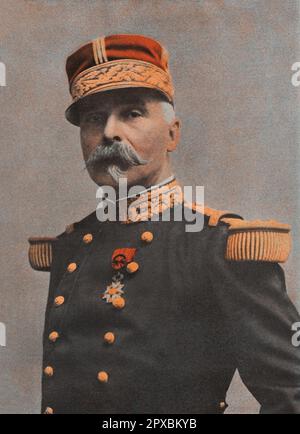 Französischer General Pau. Paul Marie Cesar Gerald Pau (1848–1932) war ein französischer Soldat und General, der im französisch-preußischen Krieg und im Ersten Weltkrieg diente Stockfoto