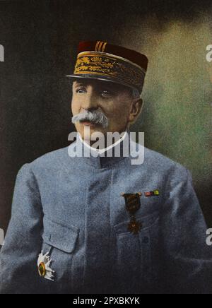 Der französische General de Maud'huy Louis Ernest de Maud'huy (1857-1921) war ein französischer General aus dem Ersten Weltkrieg und erster Pfadfinder von Frankreich. Stockfoto