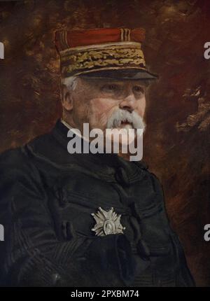 Französischer General Pau. Paul Marie Cesar Gerald Pau (1848–1932) war ein französischer Soldat und General, der im französisch-preußischen Krieg und im Ersten Weltkrieg diente Stockfoto