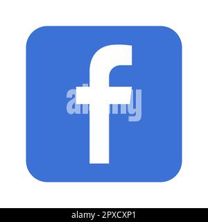 Vinnytsia, Ukraine - 27. April 2023. Beliebtes Social-Media-Symbol Facebook. Stock Vektor
